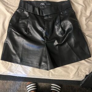 Zara Black Women's Shorts